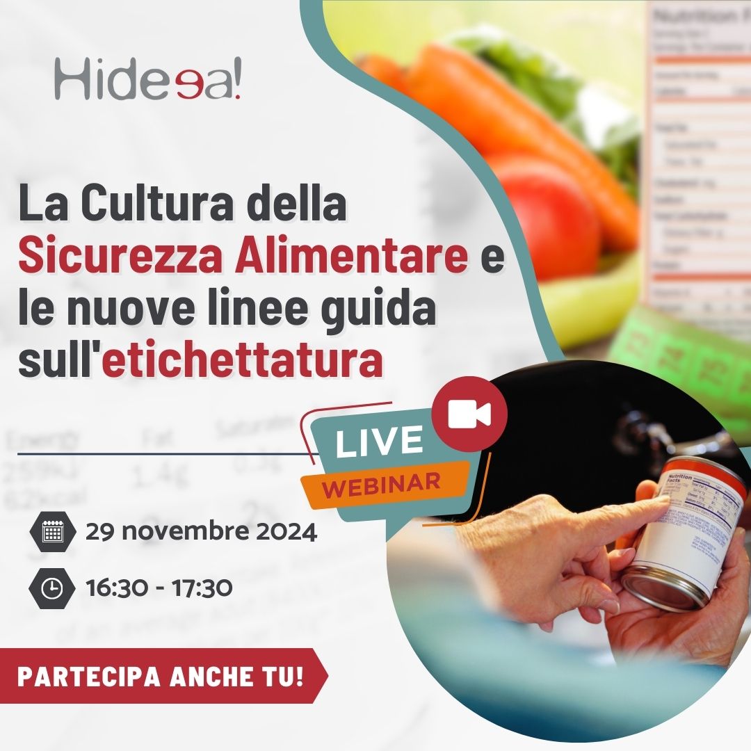 La Cultura della Sicurezza Alimentare e le nuove linee guida sull'etichettatura